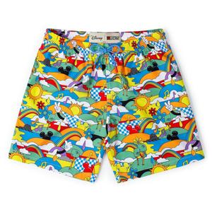 RSVLTS Dreamland Drip Hybrid Shorts in Multicolor — front view