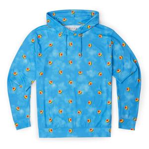RSVLTS Pixar Ball Performance Hoodie in Blue — front view