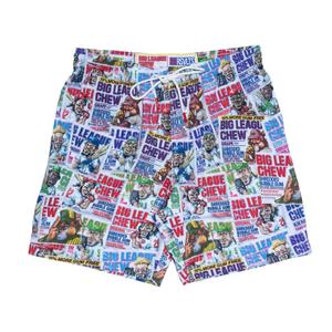 RSVLTS Vintage Pouches Hybrid Shorts in White — front view