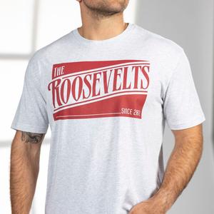 RSVLTS Since 2012 Crewneck Tee in Gray — front view