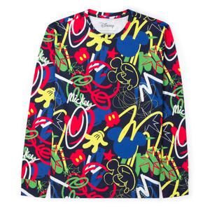 RSVLTS Outside the Lines Long Sleeve Performance Tee in Multicolor — front view