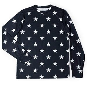 RSVLTS Hubble Crewneck Tee in Blue — front view