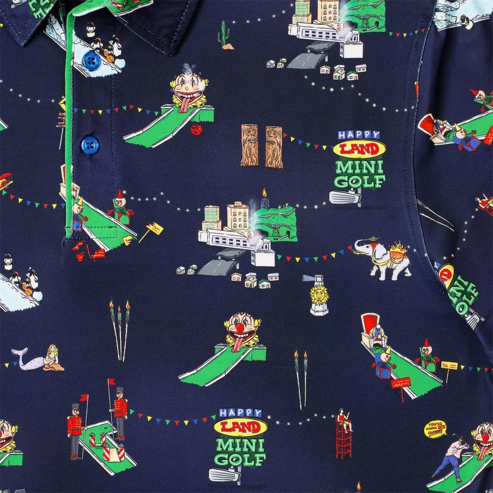 RSVLTS You're Gonna Die, Clown! All-Day Polo in Black — detail 6