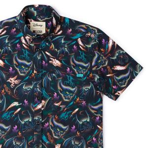 RSVLTS Fright on Bald Mountain KUNUFLEX Short Sleeve Shirt in Multicolor — front view