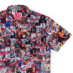 RSVLTS Got You Covered KUNUFLEX Short Sleeve Shirt in Multicolor — front view