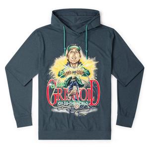 RSVLTS Retro Clark Performance Hoodie in Gray — front view