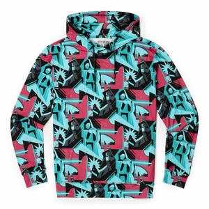 RSVLTS Tale of Two Jedi Performance Hoodie in Blue — front view