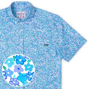 RSVLTS Bloomshakalaka KUNUFLEX Short Sleeve Shirt — front view