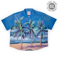 RSVLTS Her Name Is Rio KUNUFLEX Short Sleeve Shirt in Blue — detail 18