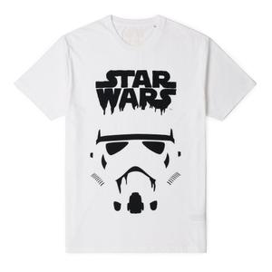 RSVLTS Trooper Drip Crewneck Tee in Black — front view