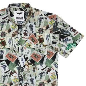 RSVLTS Calling Card KUNUFLEX Short Sleeve Shirt in White — front view
