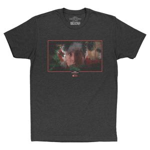 RSVLTS SQUIRREL!!! Crewneck Tee in Black — front view