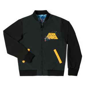 RSVLTS Rebel Jacket Reversible Bomber Jacket in Black — front view