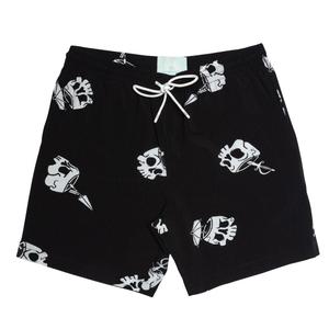 RSVLTS Isla Tortuga Hybrid Shorts in Black — front view