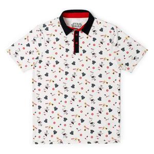 RSVLTS Grillin' Like a Villain All-Day Polo in White — front view