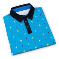 RSVLTS Pro Material All-Day Polo in Blue — detail 11