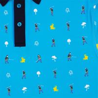 RSVLTS Pro Material All-Day Polo in Blue — detail 6