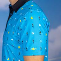 RSVLTS Pro Material All-Day Polo in Blue — detail 9