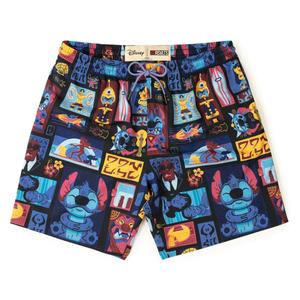 RSVLTS Tiki-terrestrial Hybrid Shorts in Black — front view