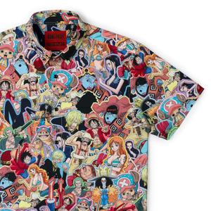 RSVLTS 2 Years Later KUNUFLEX Short Sleeve Shirt in Multicolor — front view