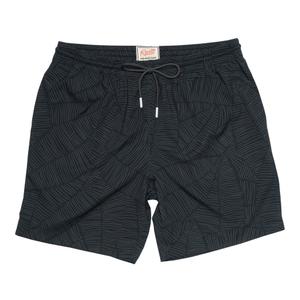 RSVLTS Throwing Shade Hybrid Shorts in Black — front view