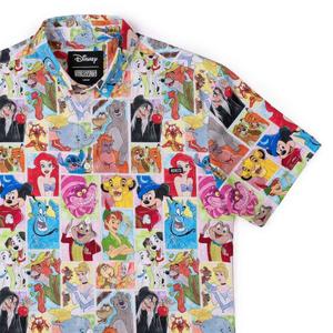 RSVLTS Drawn To Life KUNUFLEX Short Sleeve Shirt in Multicolor — front view