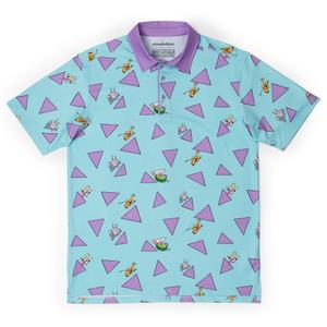 RSVLTS The Rocko Shirt All-Day Polo in Blue — front view