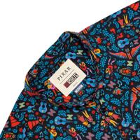 RSVLTS The Music In Me KUNUFLEX Short Sleeve Shirt in Blue — detail 6