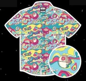 RSVLTS PARSECedelic KUNUFLEX Short Sleeve Shirt in Multicolor — front view