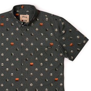 RSVLTS Lil Jacks KUNUFLEX Short Sleeve Shirt in Gray — front view