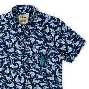 RSVLTS There Goes My Zero KUNUFLEX Short Sleeve Shirt in Blue — front view