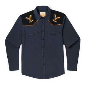 RSVLTS EST. 1886 Long Sleeve Shirt in Gray — front view