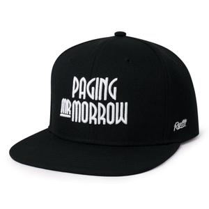 RSVLTS Paging Mr. Morrow Snapback Hat in Black — front view