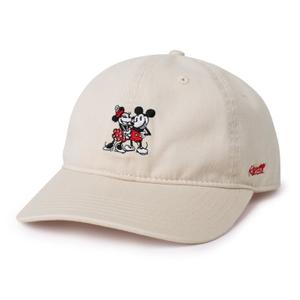 RSVLTS Mickey & Minnie Dad Hat in White — front view