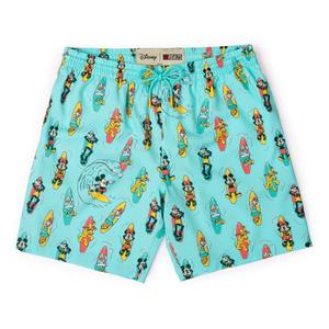 RSVLTS Board Buddies Hybrid Shorts in Blue — front view