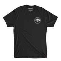 RSVLTS Hoboken: Dawn of Industry Crewneck Tee in Black — detail 2