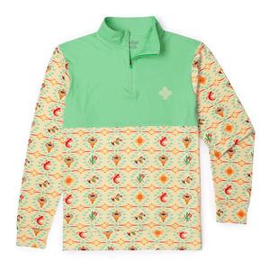 RSVLTS Breakfast Balls Invitational: Arizona Open quarter zip exclusive Quarter Zip in Green — front view