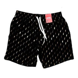 RSVLTS 24k Lightning Swimwear in Black — front view