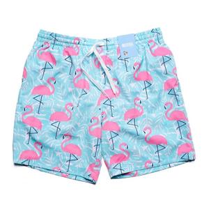 RSVLTS Flamingo Swimwear in Blue — front view