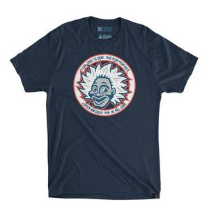 RSVLTS Jobu Crewneck Tee in Blue — front view