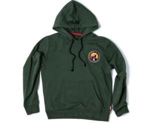 RSVLTS Wolves of Mars Performance Hoodie in Green — front view