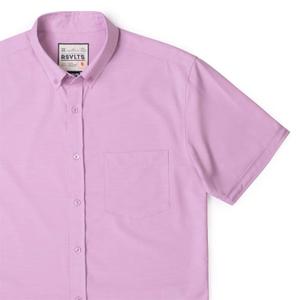 RSVLTS Amethyst Death Ray KUNUFLEX Short Sleeve Shirt in Purple — front view