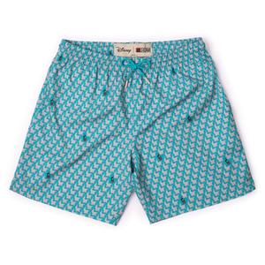 RSVLTS Lousy Llama Hybrid Shorts in Blue — front view