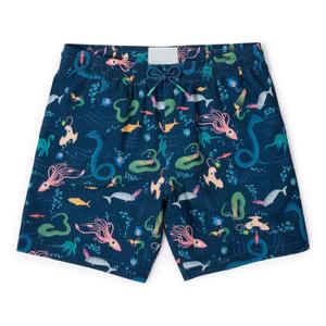 RSVLTS The Deep Hybrid Shorts in Blue — front view