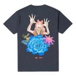 RSVLTS Gungan Style Crewneck Tee in Gray — front view
