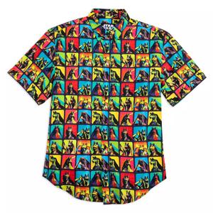 RSVLTS Jar Jar Pop KUNUFLEX Short Sleeve Shirt in Multicolor — front view