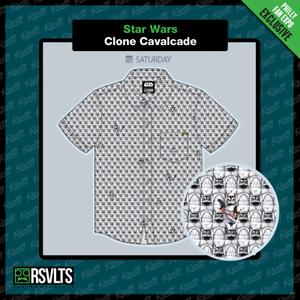 RSVLTS Clone Cavalcade KUNUFLEX Short Sleeve Shirt in White — front view