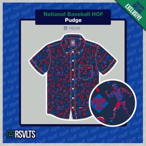 RSVLTS Pudge KUNUFLEX Short Sleeve Shirt in Blue — front view