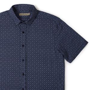 RSVLTS ‘Roccan Tiles (Bamboo) KUNUFLEX Short Sleeve Shirt — front view