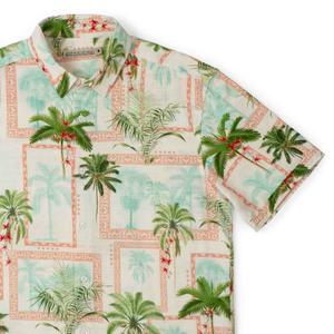 RSVLTS Portraits of Paradise (Bamboo) KUNUFLEX Short Sleeve Shirt — front view